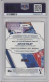 Austin Riley from the 2019 Bowman’s Best set graded by PSA and given an overall grade of 10.