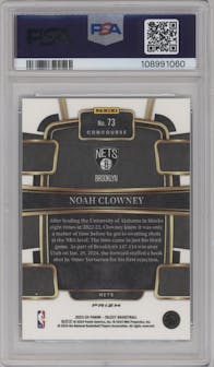 Noah Clowney from the 2023-24 Panini Select  set featuring a Elephant Prizm parallel graded by PSA and given an overall grade of 10.