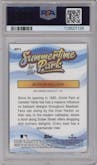 Jackson Holliday from the 2024 Topps Chrome set graded by PSA and given an overall grade of 10.