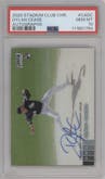 Dylan Cease from the 2020 Topps Stadium Club Chrome set graded by PSA and given an overall grade of 10.