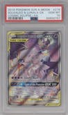 Solgaleo & Lunala GX from the 2019 Pokemon S&M  set graded by PSA and given an overall grade of 10.