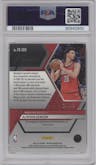 Alperen Sengun from the 2022-23 Panini Mosaic set featuring a Red parallel graded by PSA and given an overall grade of 10.