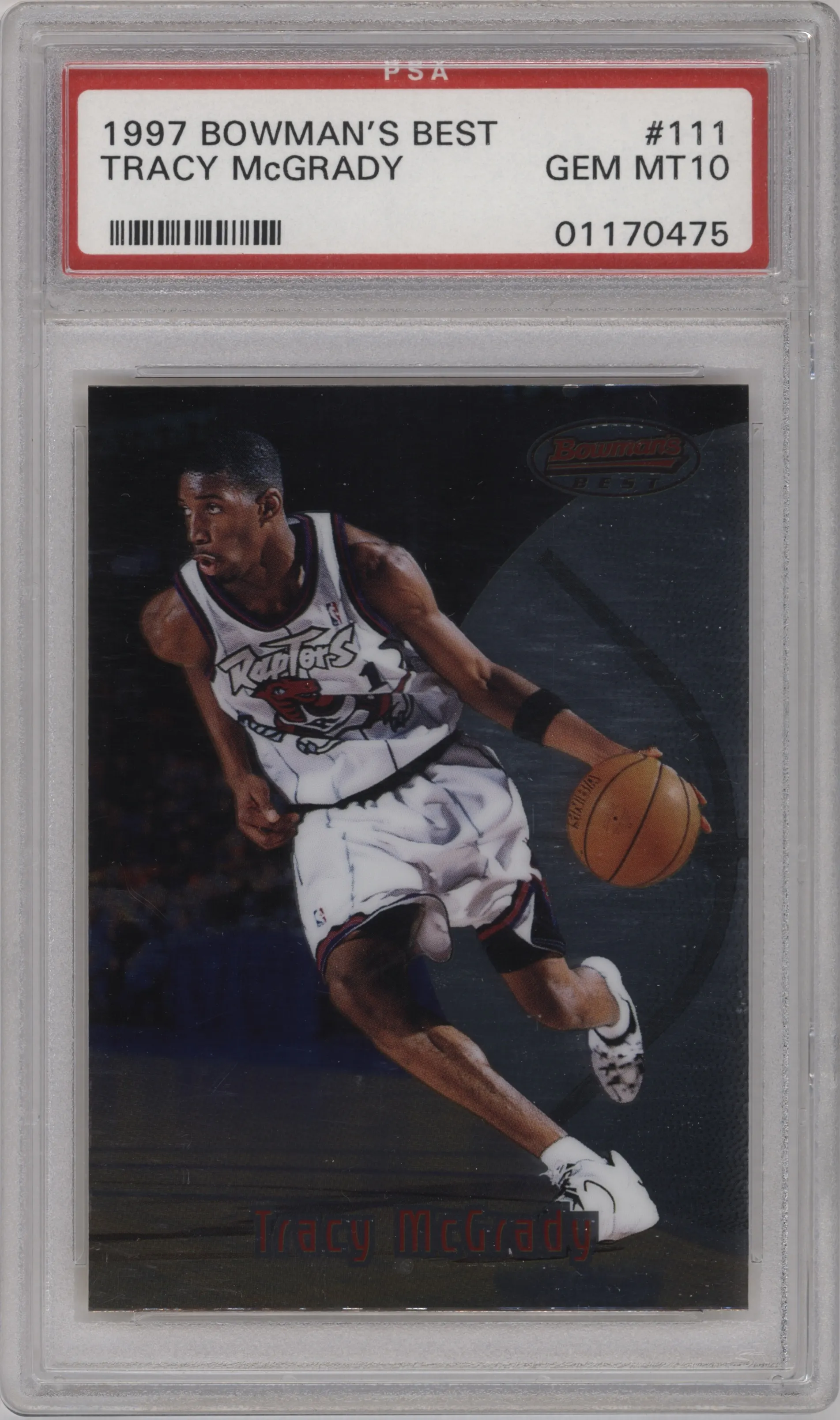 1997 Bowman's Best Tracy McGrady #111 PSA 10