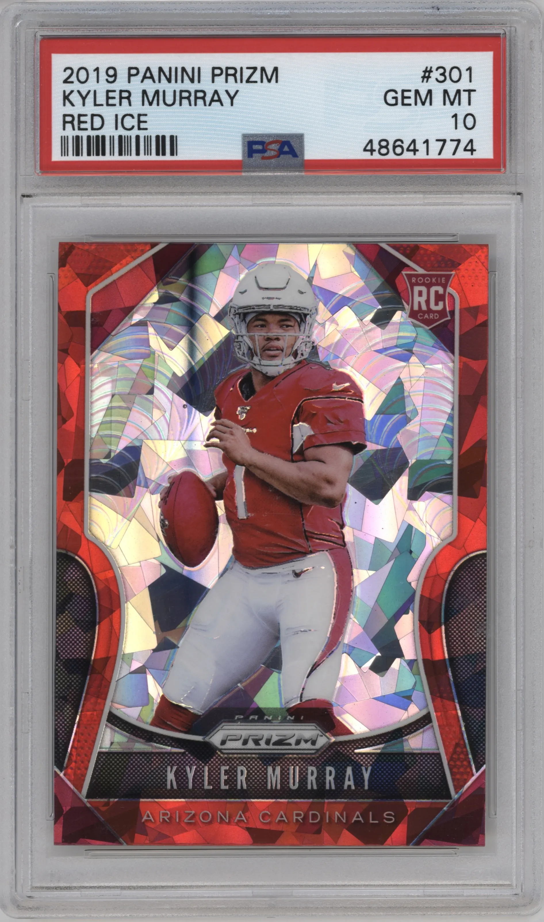 2019 Panini Prizm Kyler Murray Red Ice PSA 10