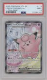 Lillie's Clefairy ex from the 2025 Pokemon SV set graded by PSA and given an overall grade of 9.