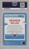 Brandon Miller from the 2023-24 Donruss Optic set featuring a Holo parallel graded by PSA and given an overall grade of 10.