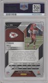 Tyreek Hill from the 2016 Panini Prizm set featuring a Prizm parallel graded by PSA and given an overall grade of 10.