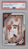 Stephen Curry from the 2009-10 UD Draft Edition set graded by PSA and given an overall grade of 9.