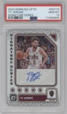 TY Jerome from the 2023-24 Donruss Optic set graded by PSA and given an overall grade of 10.