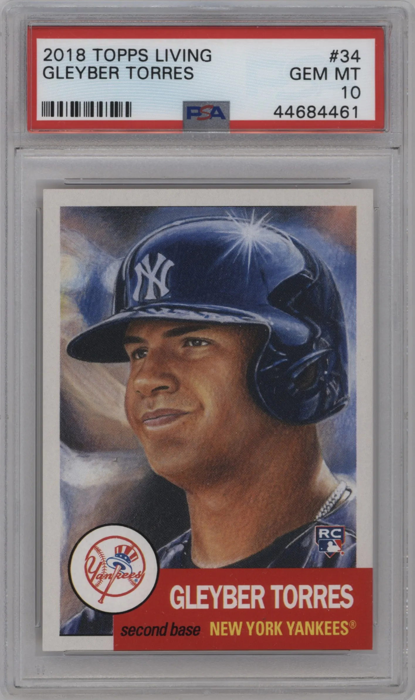 2018 Ultimate Topps Living Set 2018 Gleyber Torres PSA 10