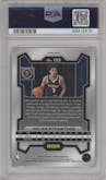 Julian Strawther from the 2023-24 Panini Prizm set featuring a White Prizm parallel graded by PSA and given an overall grade of 9.