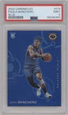 Paolo Banchero from the 2022-23 Panini Chronicles  set featuring a Blue parallel graded by PSA and given an overall grade of 9.