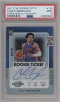 Cade Cunningham from the 2021-22 Panini Contenders Optic set graded by PSA and given an overall grade of 9.
