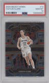 Caitlin Clark from the 2024 Panini Select WNBA set graded by PSA and given an overall grade of 10.