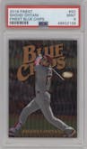 Shohei Ohtani from the 2019 Topps Finest  set graded by PSA and given an overall grade of 9.