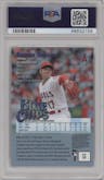 Shohei Ohtani from the 2019 Topps Finest  set graded by PSA and given an overall grade of 9.