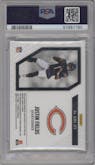 Justin Fields from the 2021 Panini Phoenix set featuring a Vapor Jet parallel graded by PSA and given an overall grade of 9.