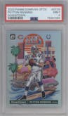 Peyton Manning from the 2020 Panini Donruss Optic set graded by PSA and given an overall grade of 9.