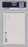 Lamar Jackson from the 2018 Panini Classics set featuring a Blank Back parallel graded by PSA and given an overall grade of 10.