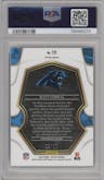 Matt Corral from the 2022 Panini Select set featuring a Gold Disco parallel graded by PSA and given an overall grade of 9.