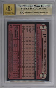 Pete Crow-Armstrong from the 2024 Topps  set graded by Beckett and given an overall grade of 9.5.
