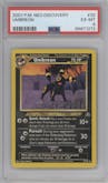 Umbreon from the 2001 Pokemon Neo Genesis set graded by PSA and given an overall grade of 6.