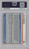 Pete Alonso from the 2019 Topps Chrome set featuring a Prism Refractor  parallel graded by PSA and given an overall grade of 10.