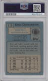 Eric Dickerson from the 1988 Topps set graded by PSA and given an overall grade of 9.