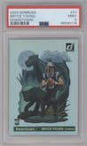Bryce Young from the 2023 Panini Donruss set graded by PSA and given an overall grade of 9.
