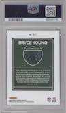 Bryce Young from the 2023 Panini Donruss set graded by PSA and given an overall grade of 9.
