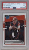 Joe Burrow from the 2020 Panini Donruss Optic set graded by PSA and given an overall grade of 9.
