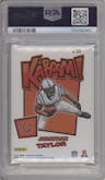 Jonathan Taylor from the 2022 Panini Absolute set graded by PSA and given an overall grade of 9.