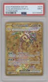 Alolan Exeggutor ex from the 2024 Pokemon SV set graded by PSA and given an overall grade of 9.