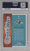 Lamar Jackson from the 2018 Panini Playoff set graded by PSA and given an overall grade of 10.