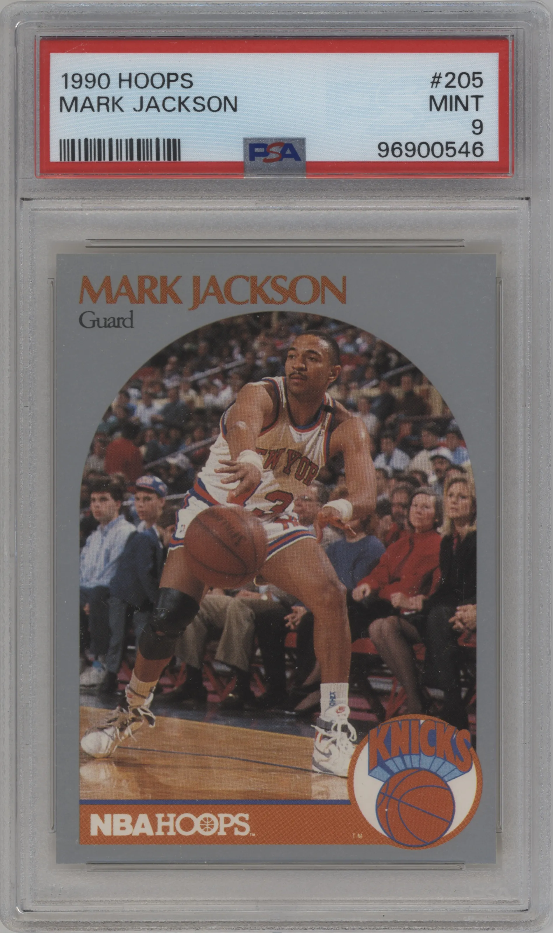 1990 NBA Hoops Mark Jackson PSA 9