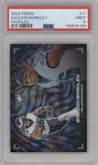 Saquon Barkley from the 2024 Panini Prizm set graded by PSA and given an overall grade of 9.