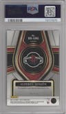 Alperen Sengun from the 2021-22 Panini Select set featuring a Tie-Dye parallel graded by PSA and given an overall grade of 10.