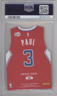 Chris Paul from the 2014-15 Panini Threads set graded by PSA and given an overall grade of 9.