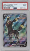 Umbreon V from the 2021 Pokemon SWSH set graded by PSA and given an overall grade of 9.