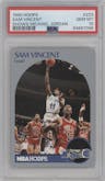 Sam Vincent from the 1990-91 NBA Hoops set graded by PSA and given an overall grade of 10.