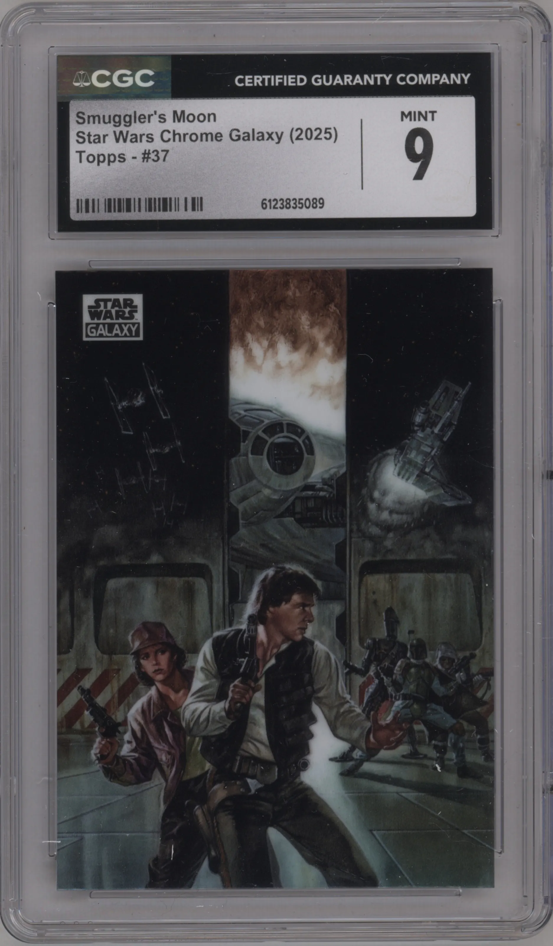 2025 Topps Chrome Star Wars Galaxy Smuggler's Moon CGC 9