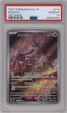 Mesprit from the 2024 Pokemon SV JPN set graded by PSA and given an overall grade of 10.