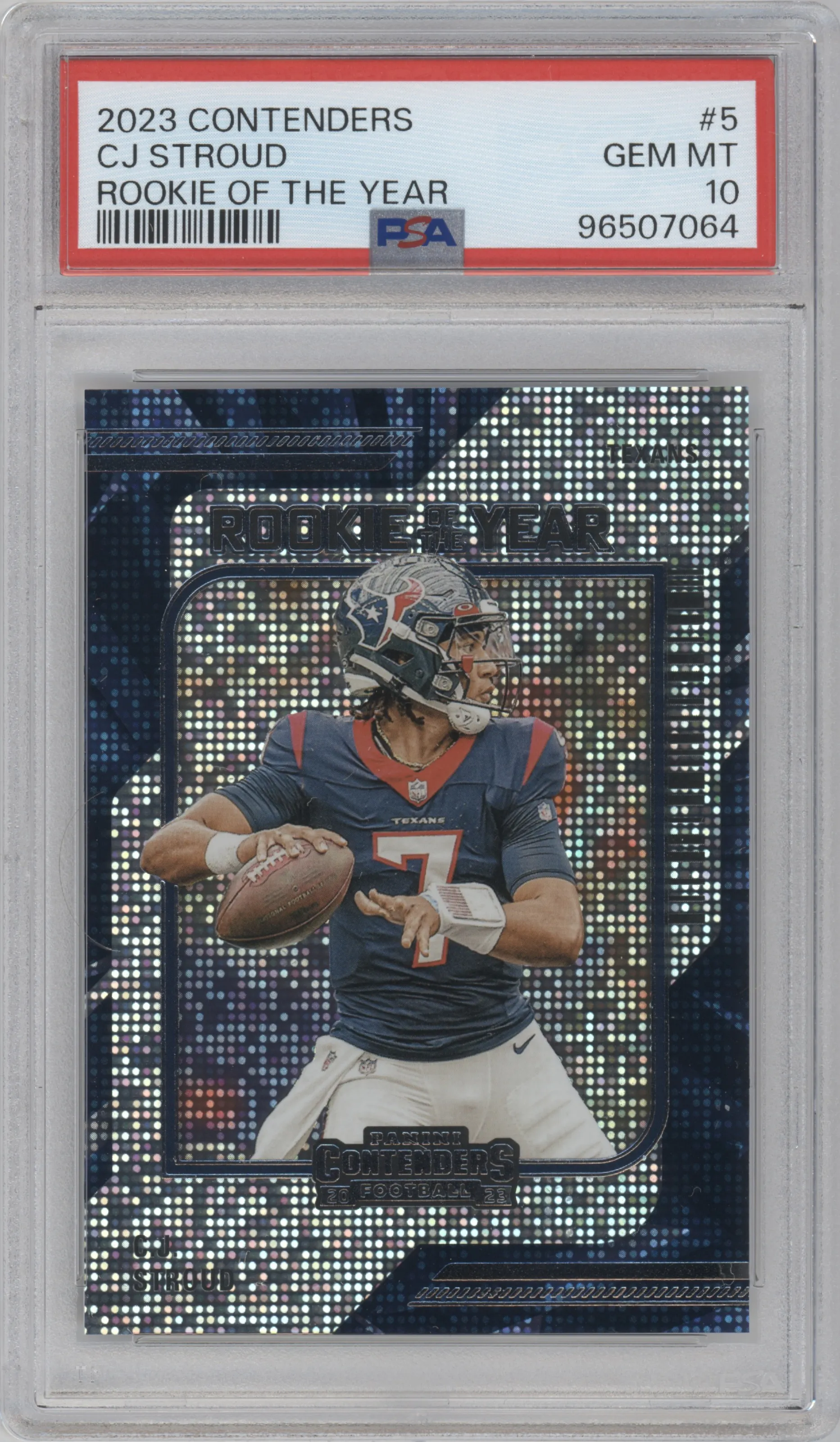 2023 Panini Contenders ROY Contenders C.J. Stroud #5 PSA 10