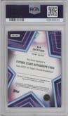Ben Sheppard from the 2023-24 Topps Chrome set featuring a Orange Basketball Refractor parallel graded by PSA and given an overall grade of 10.