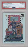 Jameson Williams from the 2022 Panini Donruss set graded by PSA and given an overall grade of 9.