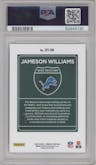 Jameson Williams from the 2022 Panini Donruss set graded by PSA and given an overall grade of 9.