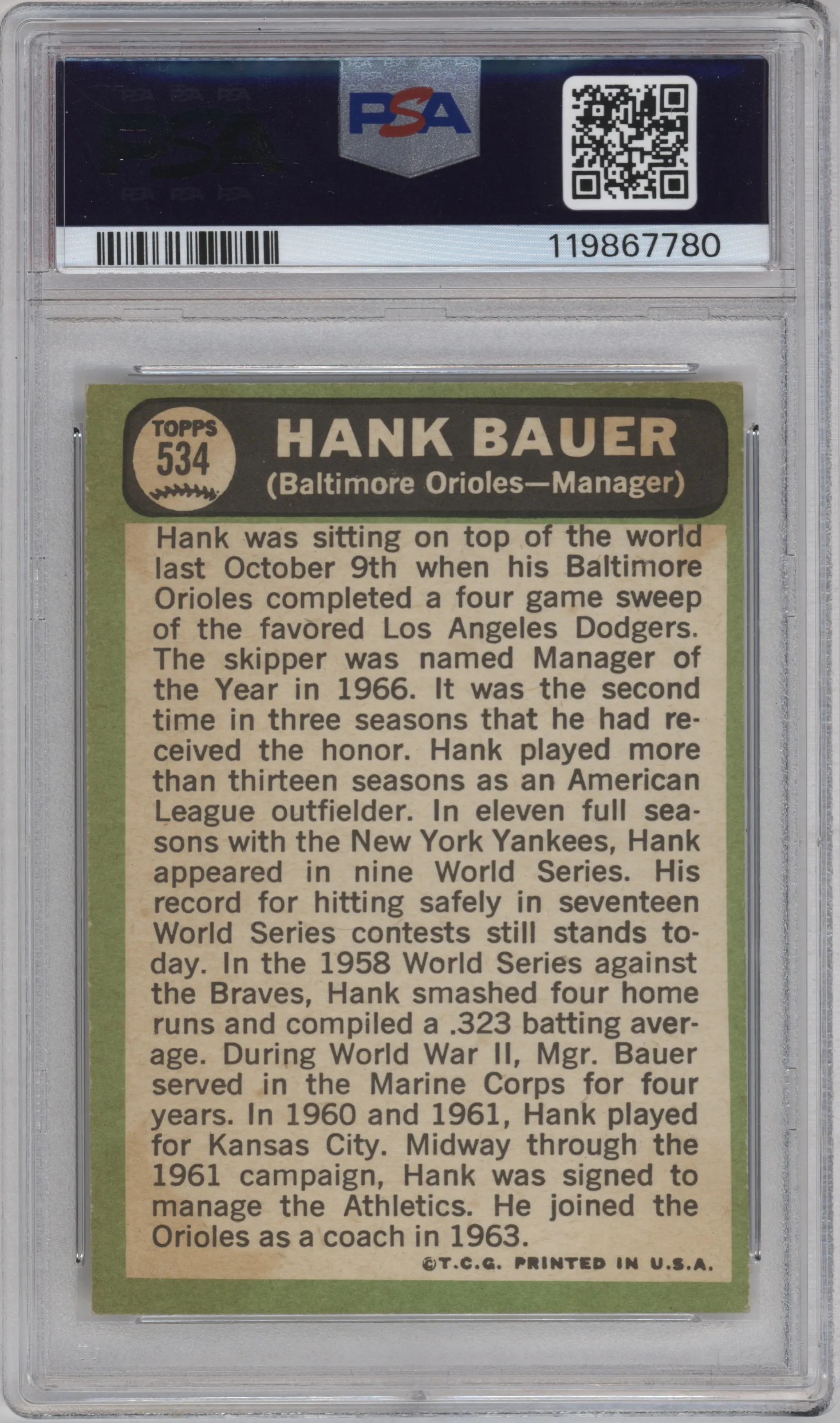 Hank Bauer