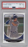 Aaron Judge from the 2013 Bowman Draft Picks & Prospects set graded by PSA and given an overall grade of 8.