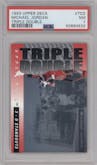 Michael Jordan from the 1993-94 Upper Deck  set graded by PSA and given an overall grade of 7.