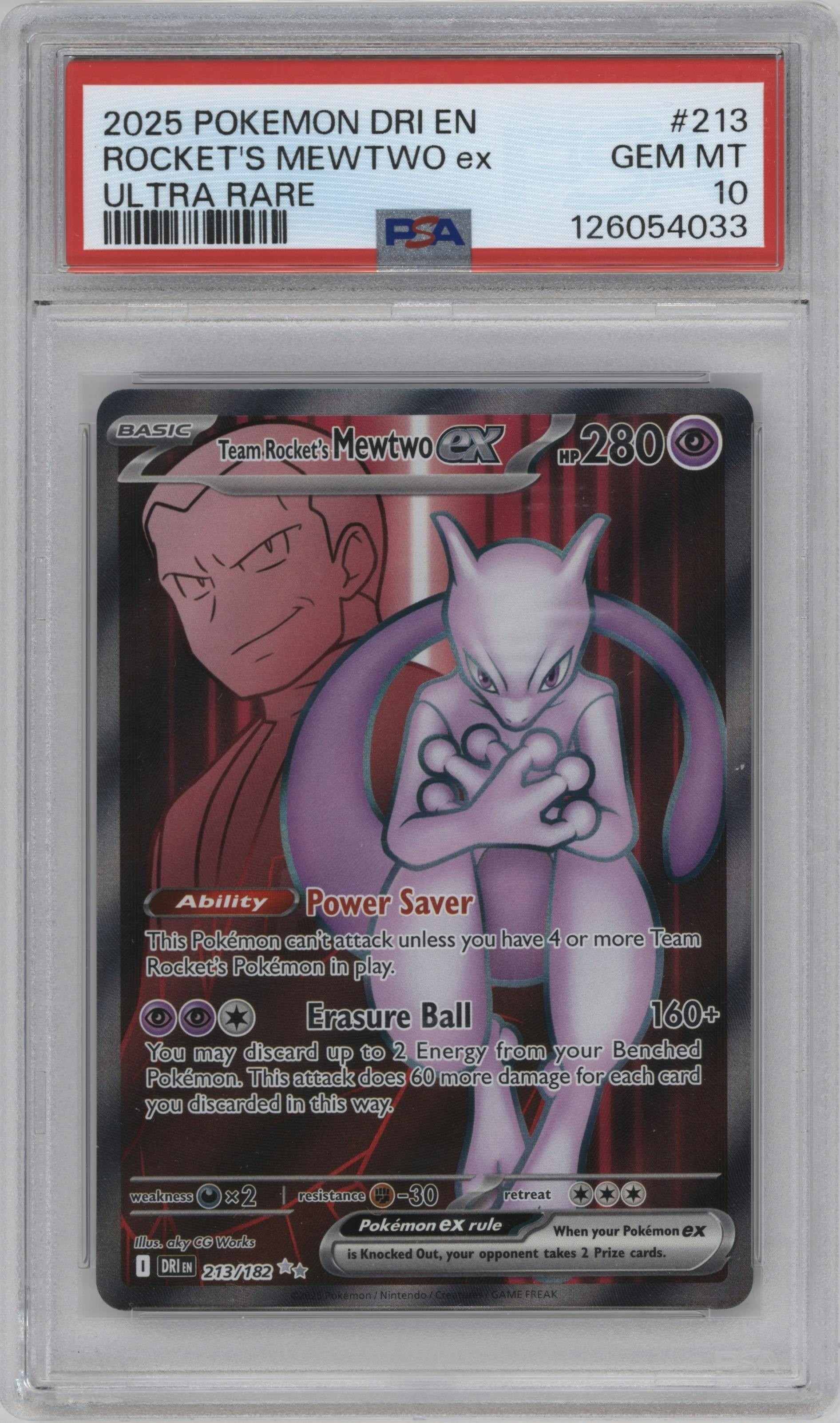 Team Rocket's Mewtwo ex